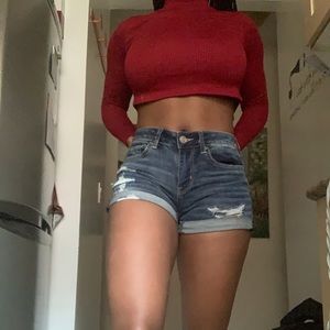 American Eagle midi shorts